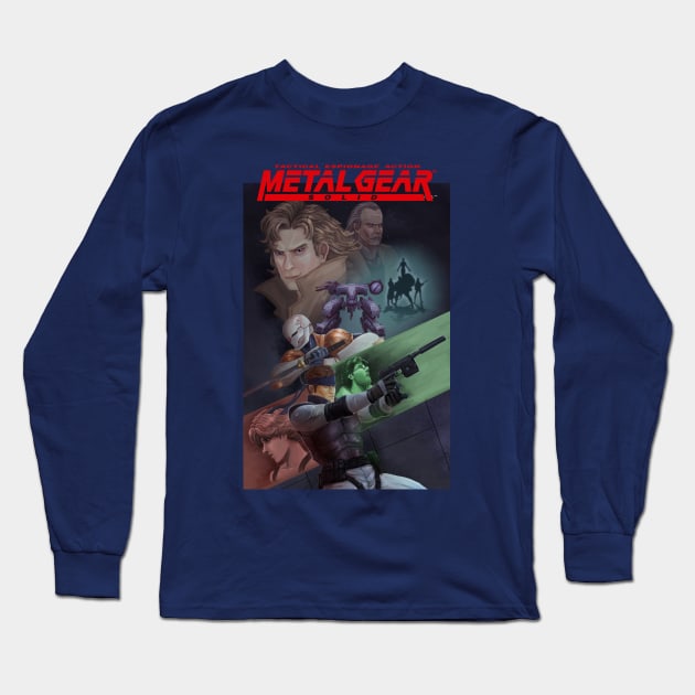 Metal Gear Solid Long Sleeve T-Shirt by bside7715